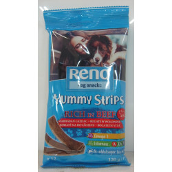 Kutyaeledel 120G Yummy Strips Marha Reno