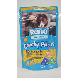 Kutyaeledel 60G Crunchy Pillows Csirke Reno