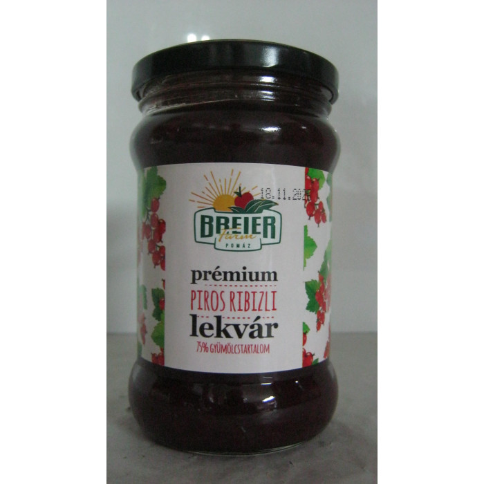 Piros Ribizli Lekvár 330G Breier