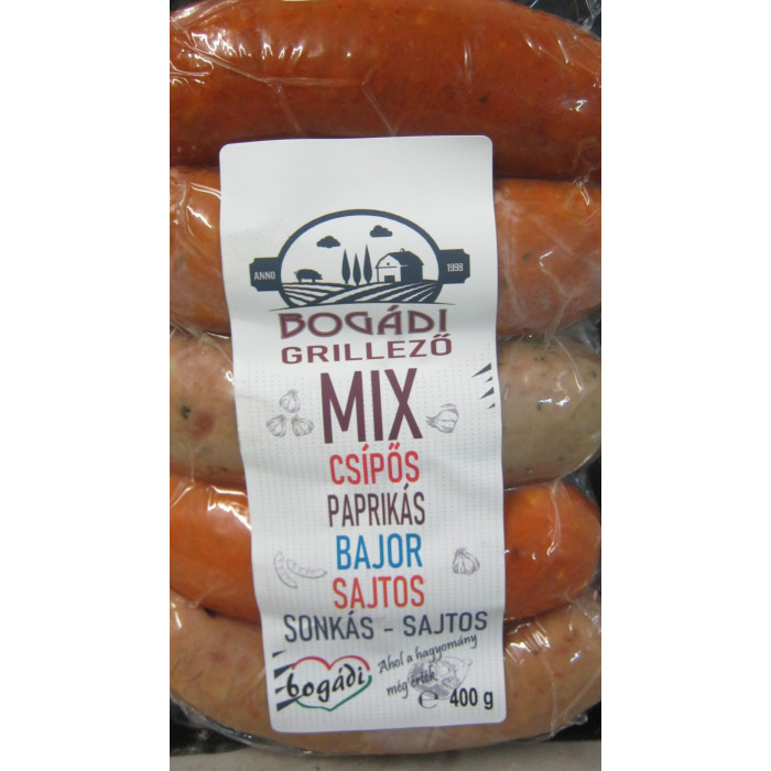 Grillkolbász 400G Mix Bogádi