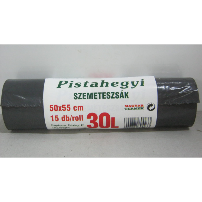 Szemeteszsák 30L 15Db 30X55Cm Pistahegyi