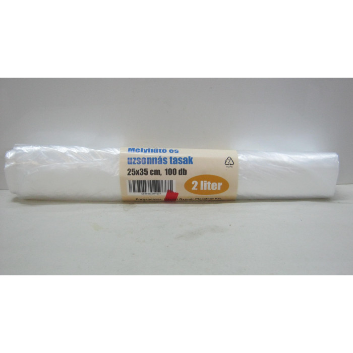 Uzsonnás Tasak 100Db 25X35Cm 2L Plasztker