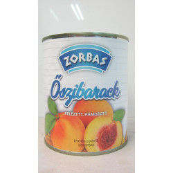 Őszibarack Felezett Hámozott 820G Zorbas