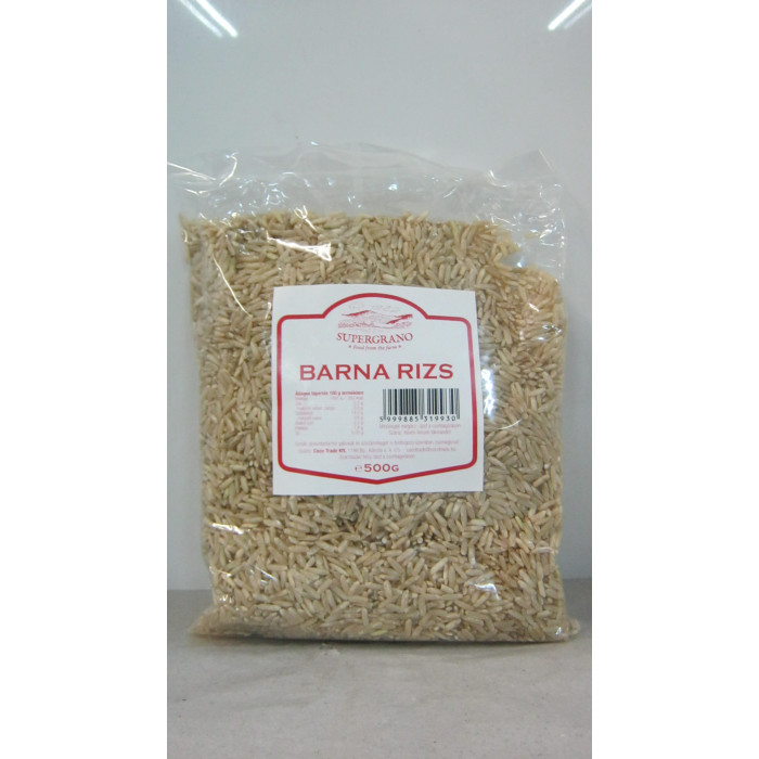 Rizs 500G Barna Supergrano