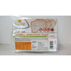 Kenyér 0.235Kg Szel.barna Gluténmentes Lovedie