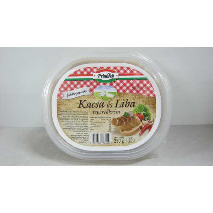 Tepertőkrém 250G Fokhagymás Primfett