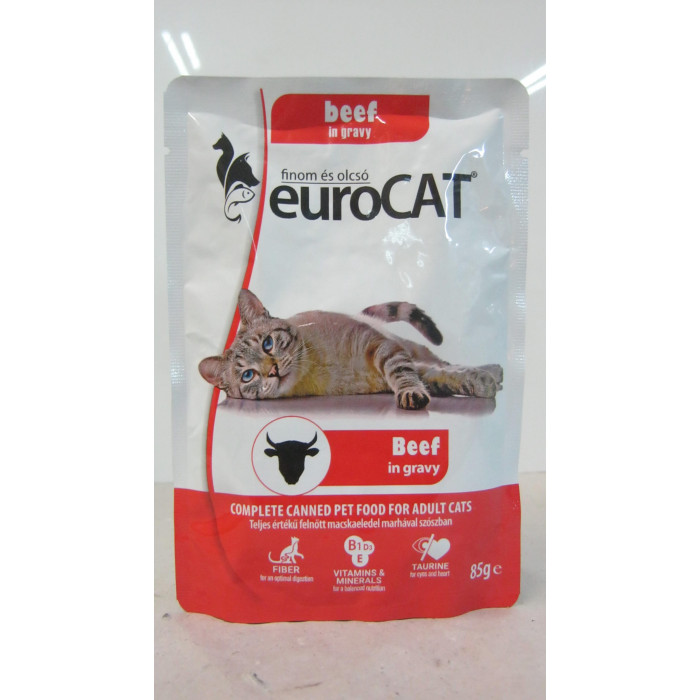 Macskaeledel 85G Marha Alutálcás Eurocat