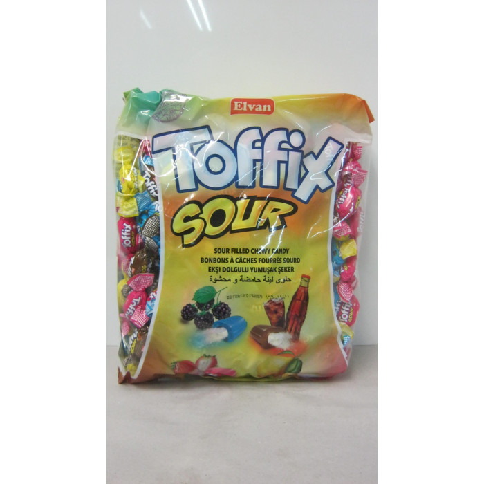 Puha Cukorka Gyümölcsös 1Kg Sour Toffix