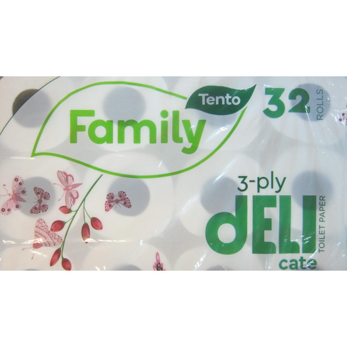 Eü.papír 32Tek.3R.soft Family Deli Tento