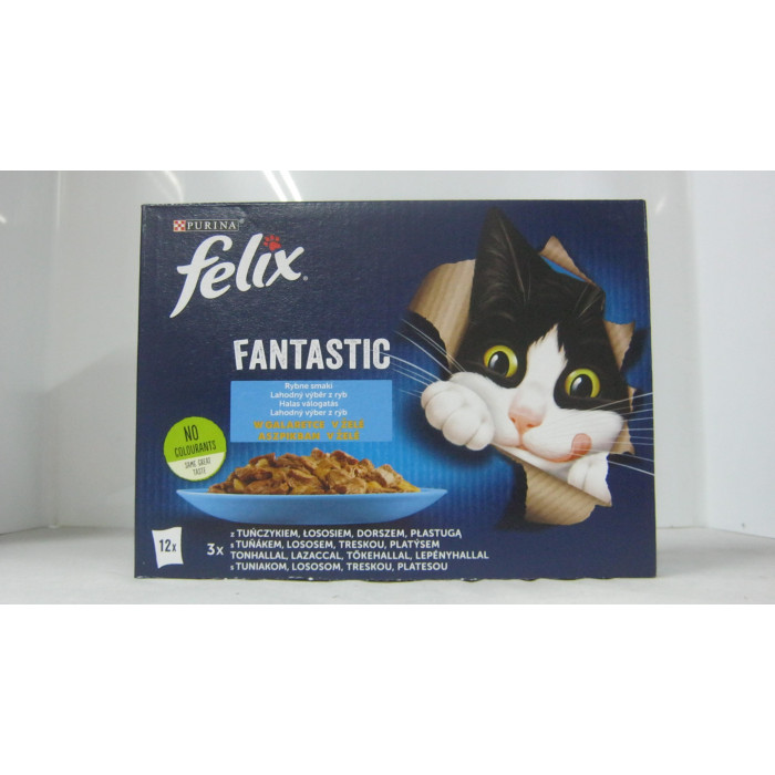 Felix Alutasak 12X85G Halas Válogatás Macska