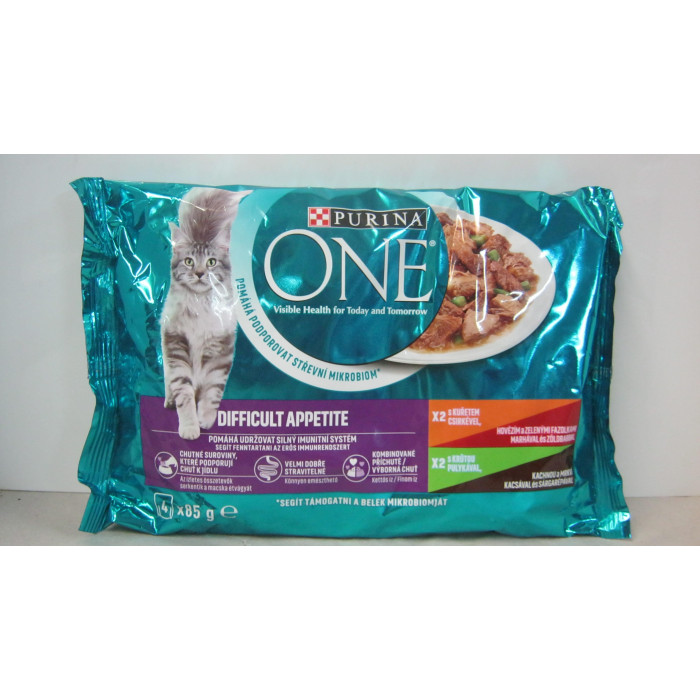 Purina 4X85G Csirke Marha One Macska