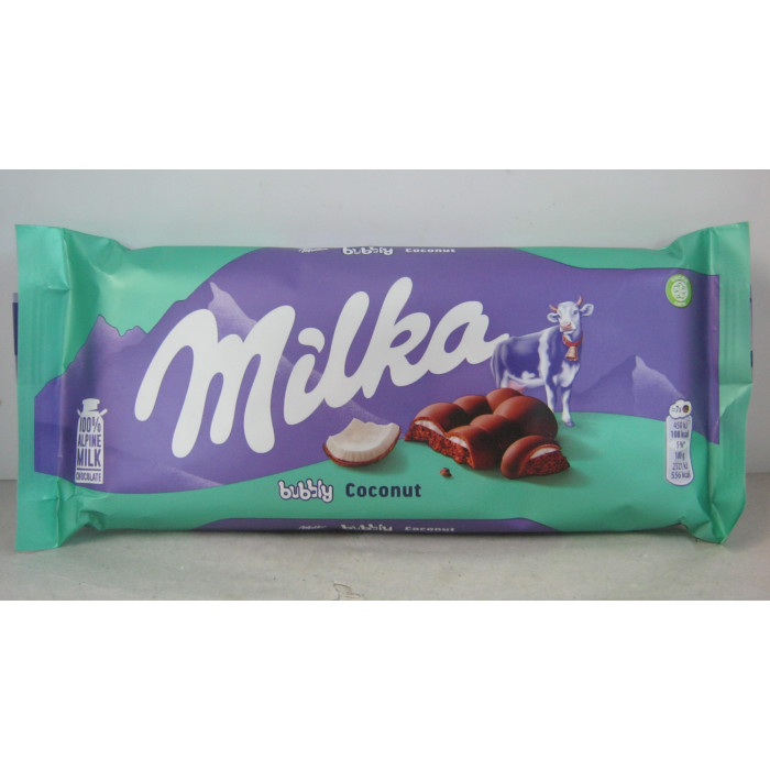 Milka 97G Bubbly Coconut