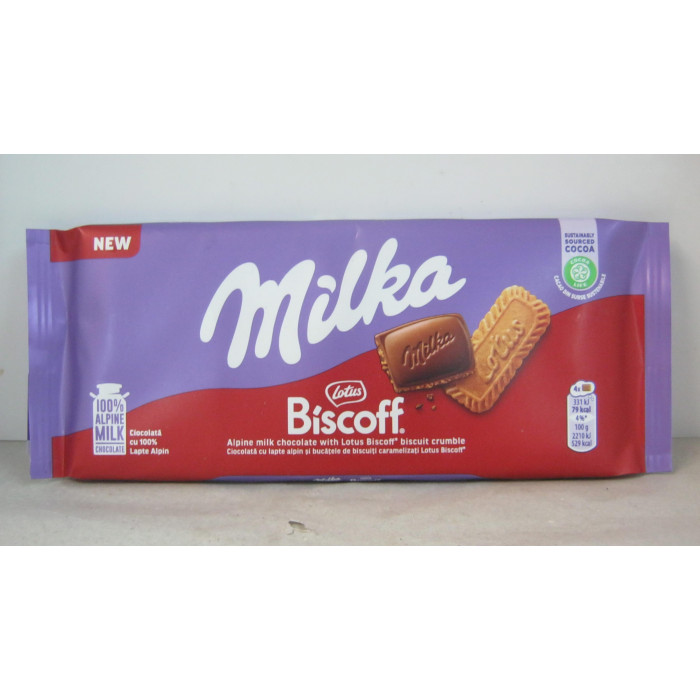Milka 90G Biscoff