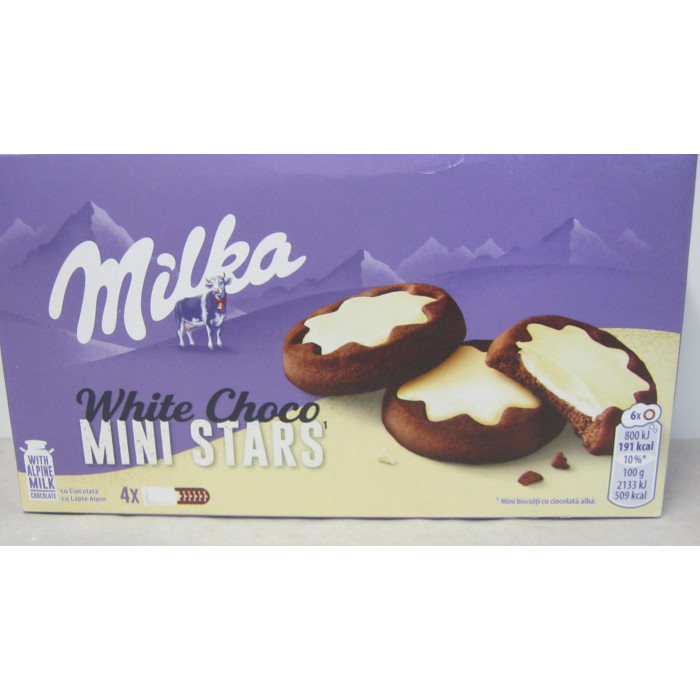 Milka 150G Choco Mini Stars White