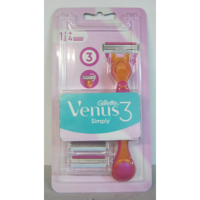 Gillette Borotva Venus3 Női 4Db Simply+Fej