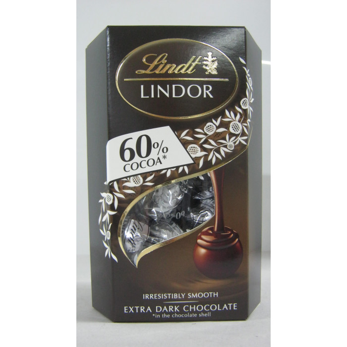 Lindt 200G Extra Dark 60% Cocoa Lindor