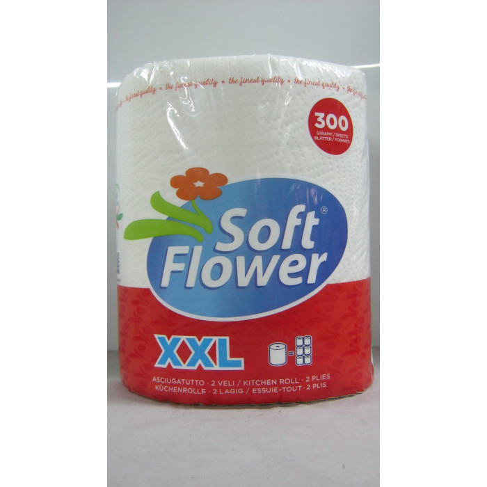 Kéztörlő 1T.1R.xxl Fehér Soft Flowers