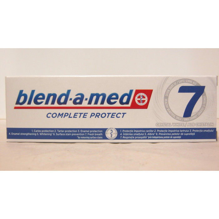 Blend-A-Med 75Ml Fogkrém 3D White Crystal Comp