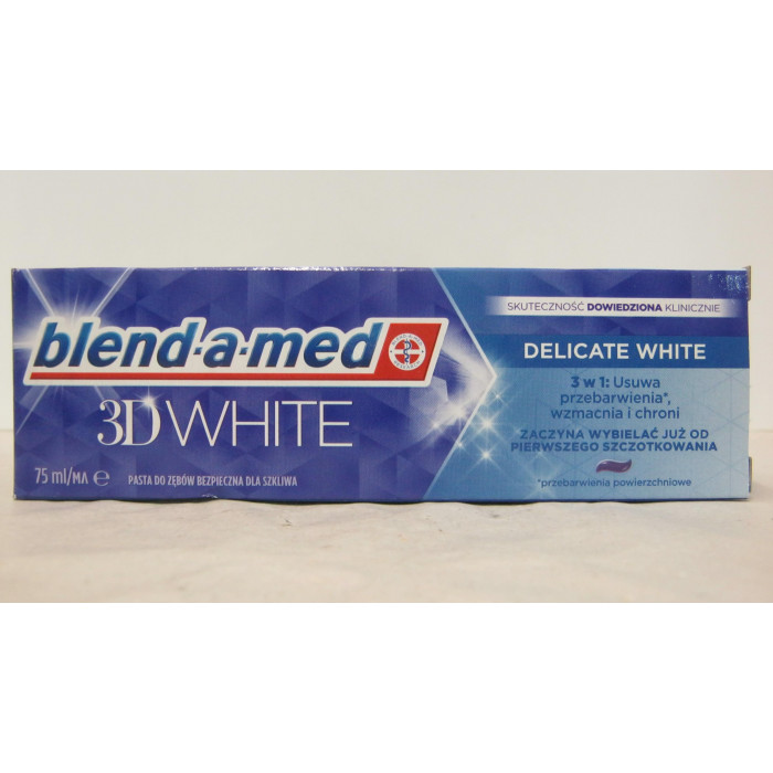 Blend-A-Med 75Ml Fogkrém 3D White Delicate Whi