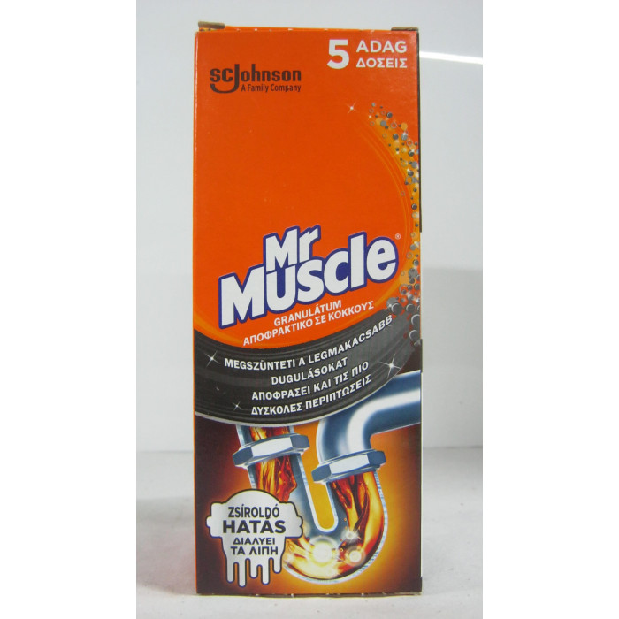 Mr Muscle 250G Lefolyó Tisztító 5Db