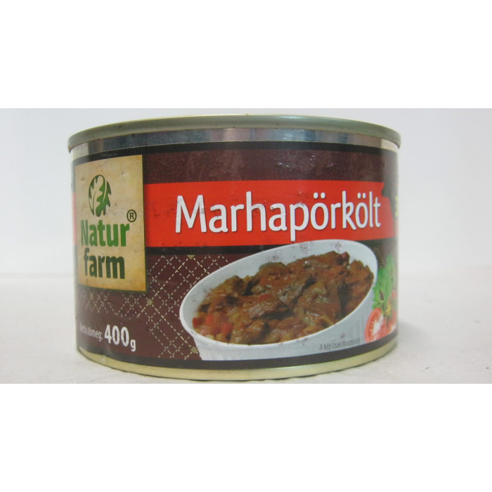 Marhapörkölt 400G Natur Farm