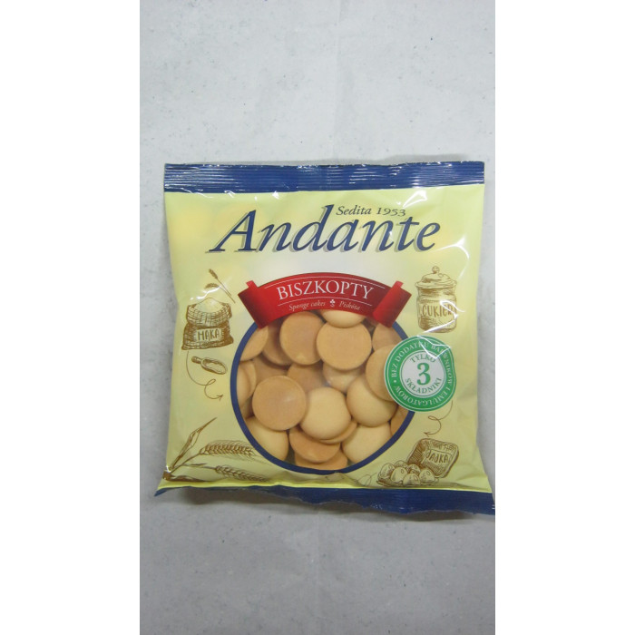 Piskóta 130G Kerek Andante