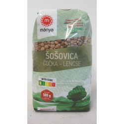 Lencse 500G Mánya