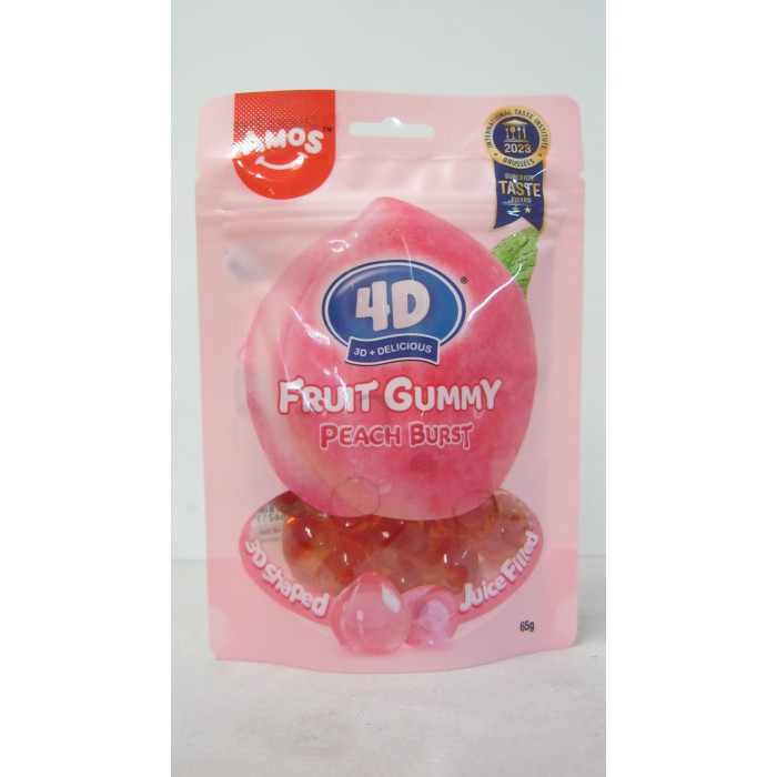 Gumicukor 65G Peach Burst Amos