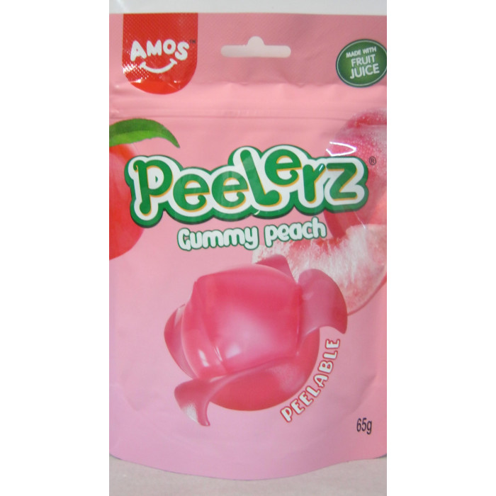 Gumicukor 65G Peach Amos