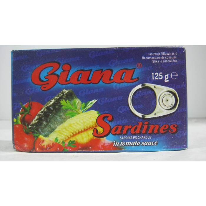 Szardínia Par.szószban 125G Giana