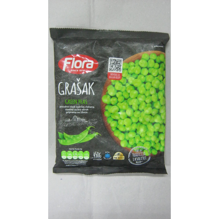 Zöldborsó 450G Flora