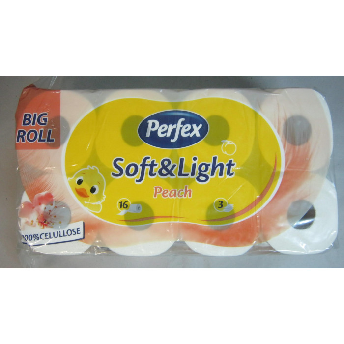 Eü.papír 16Tek.3R.soft Light Peach Perfex