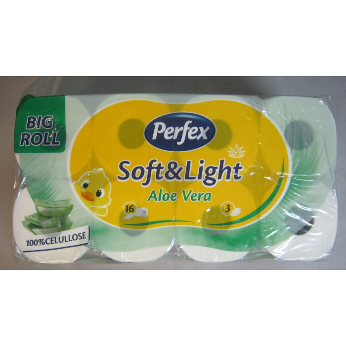 Eü.papír 16Tek.3R.soft Light Aloe Vera Perfex