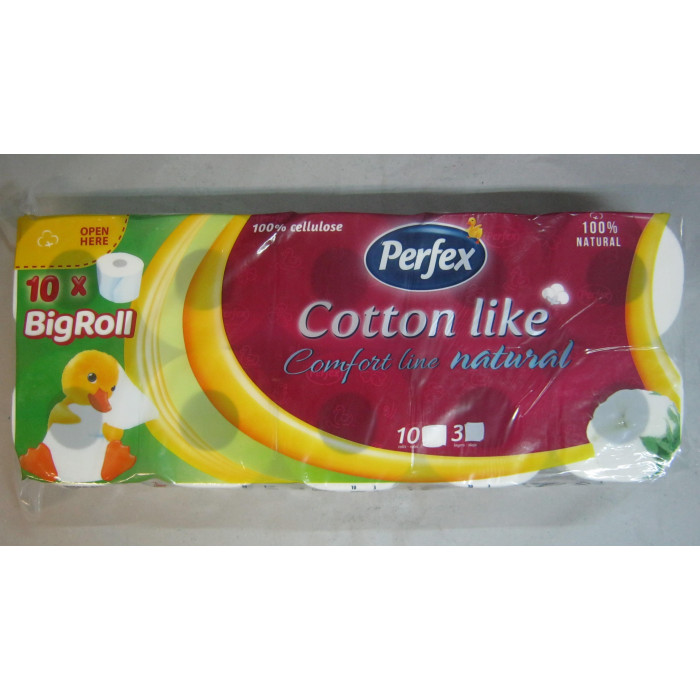 Eü.papír 10Tek.3R.comfort Line Natural Perfex