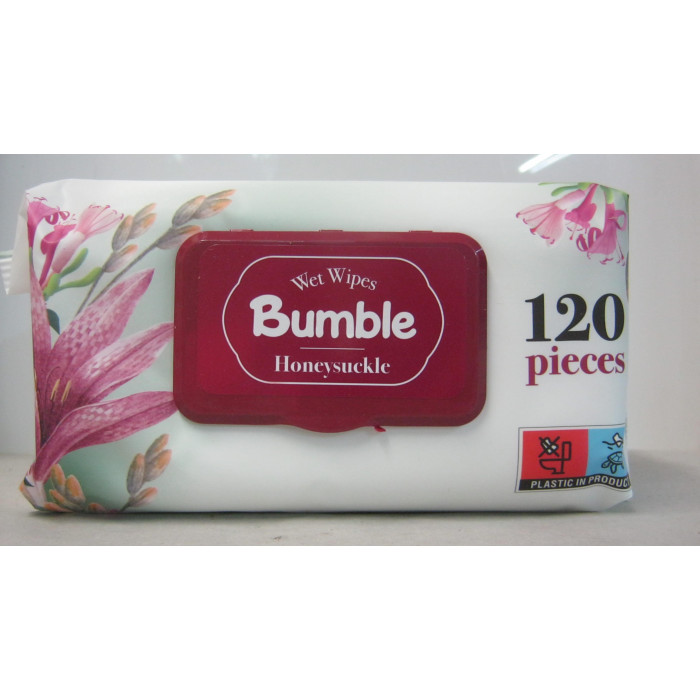 Nedves Törlőkendő 120Db Honeysuckle Bumble