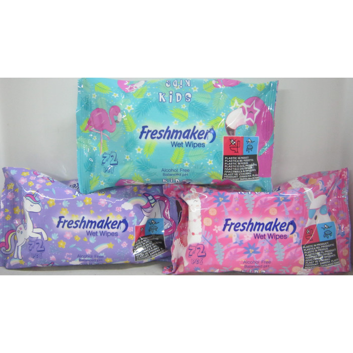 Nedves Törlőkendő 72Db Kids Freshmaker
