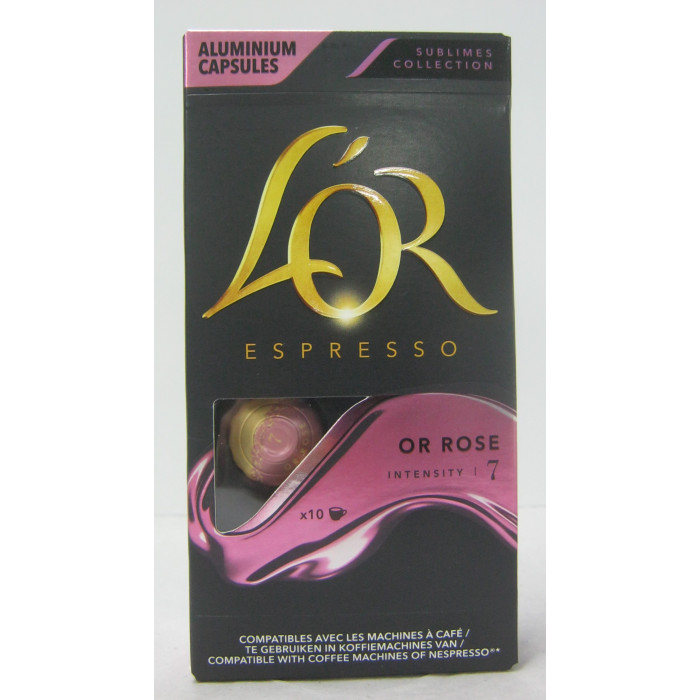 Lor 10Db 52G Nespresso Or Rose 7 Kapszula