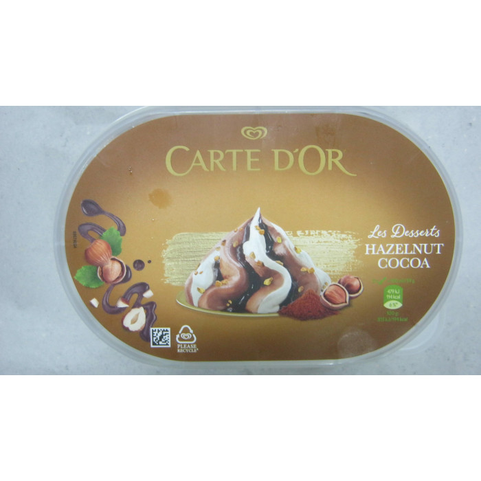 Carte D Or 825Ml Mogyoró Nugát