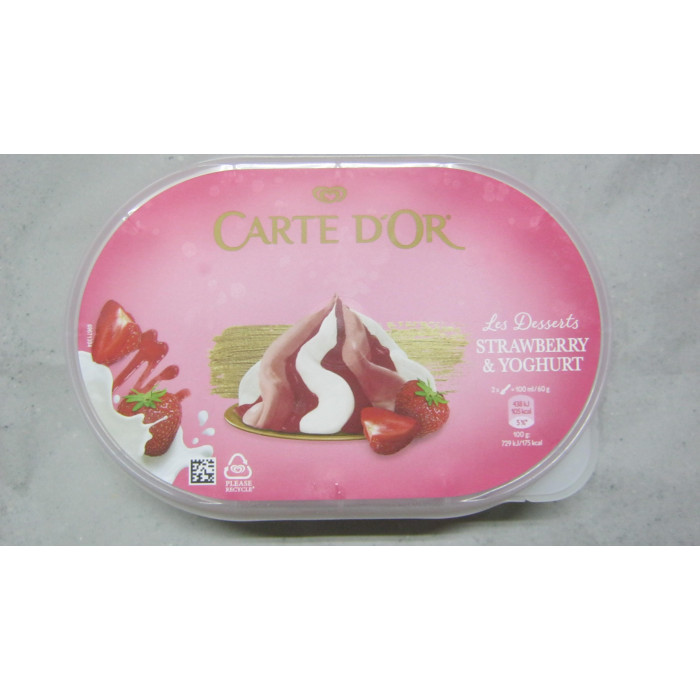 Carte D Or 825Ml Eper Yoghurt