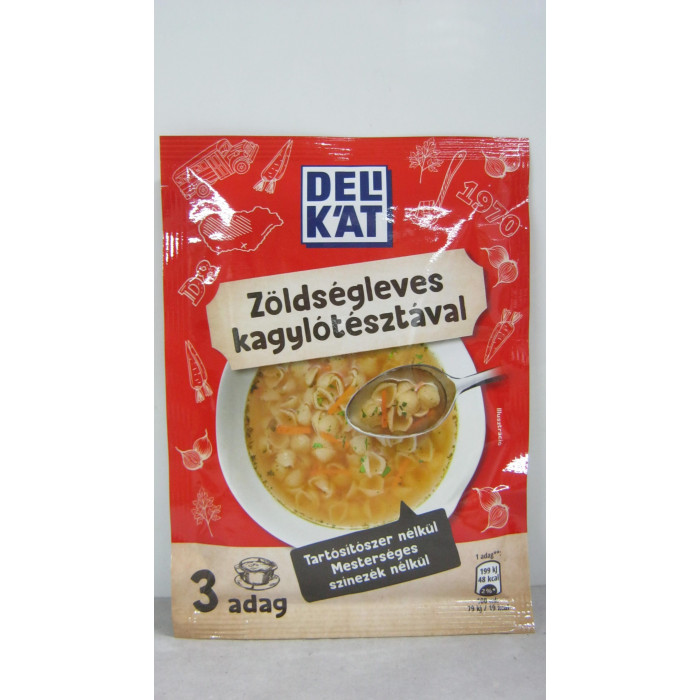 Zöldségleves Kagylótésztával 44G Delikát
