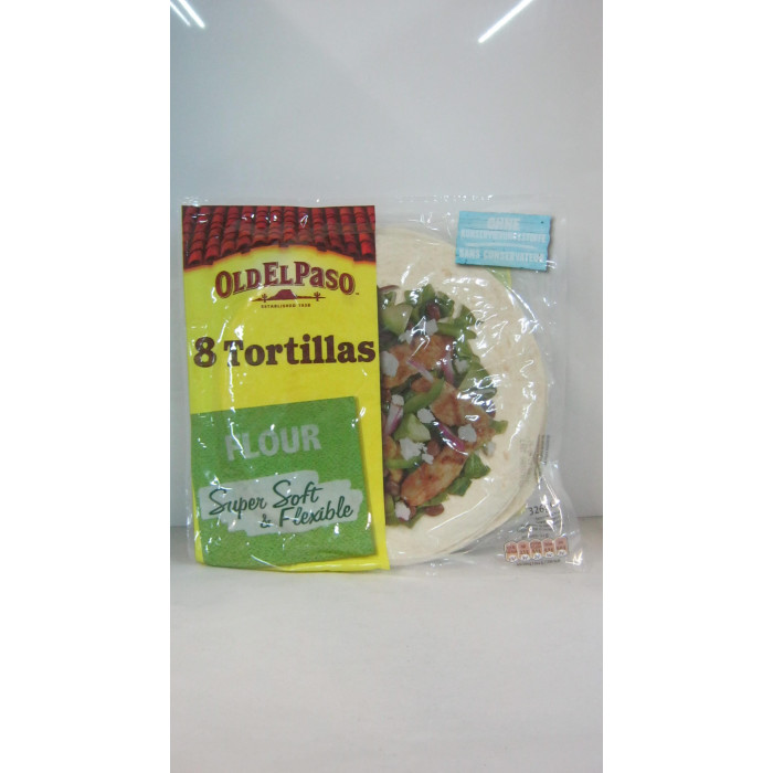 Tortillas 8Db 326G 20Cm Flour Soft Oldelpaso