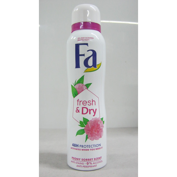 Fa 150Ml Deo Női Fresh Dry Rózsa