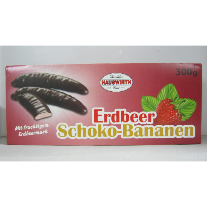 Banános Csoki 300G Eperrel Hauswirth