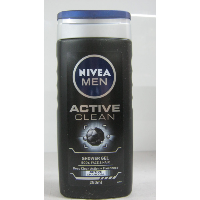 Nivea 250Ml Tusf.ffi Active Clean