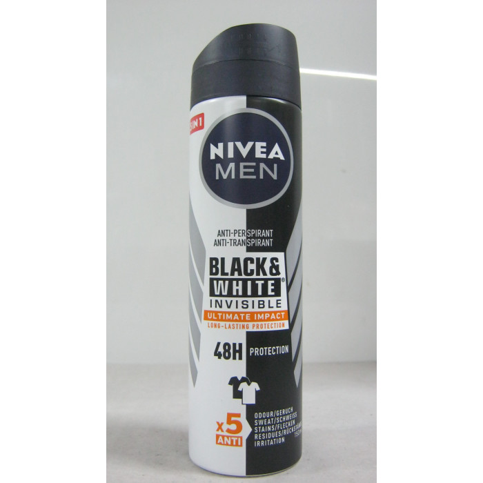 Nivea 150Ml Ffi Deo Black White Invisible