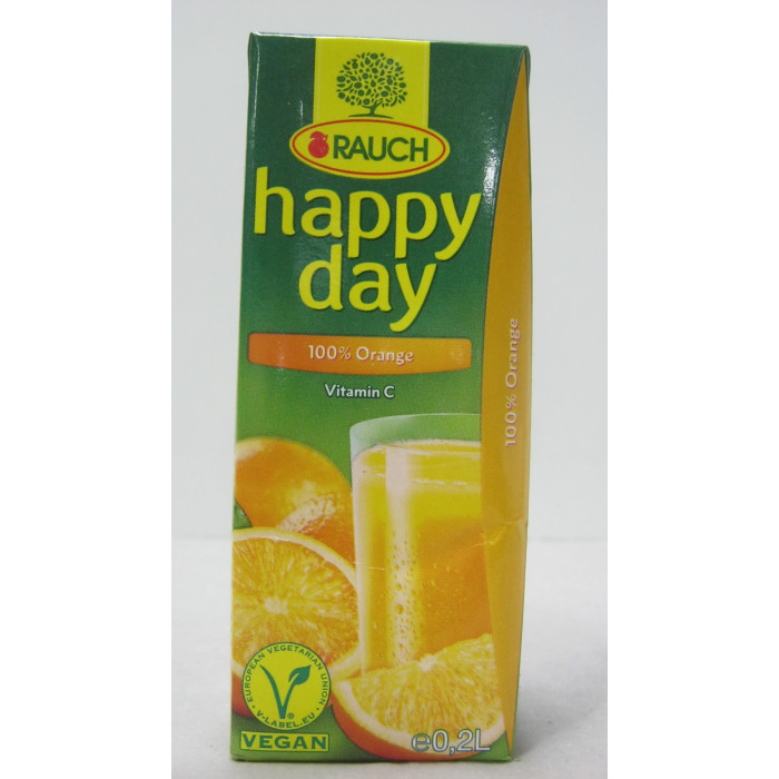 Happy Day 0.2L 100% Narancs