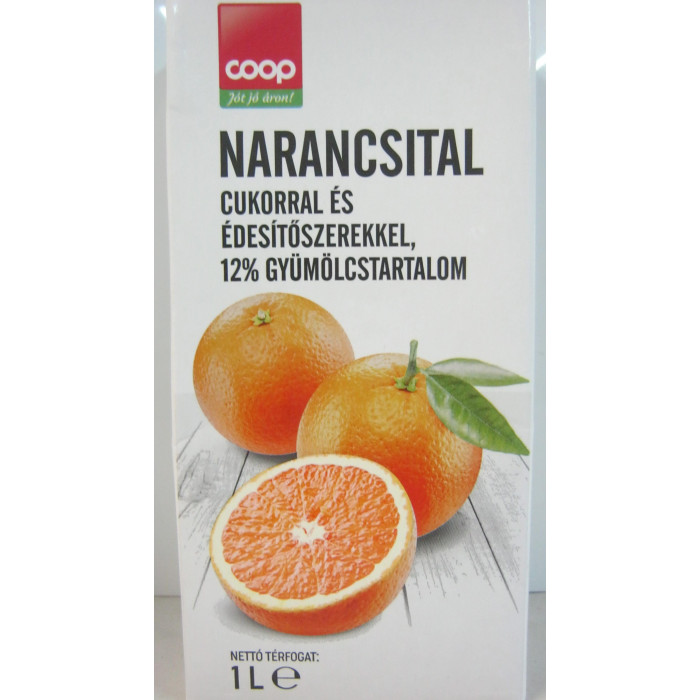 Coop 1L 12% Narancsital