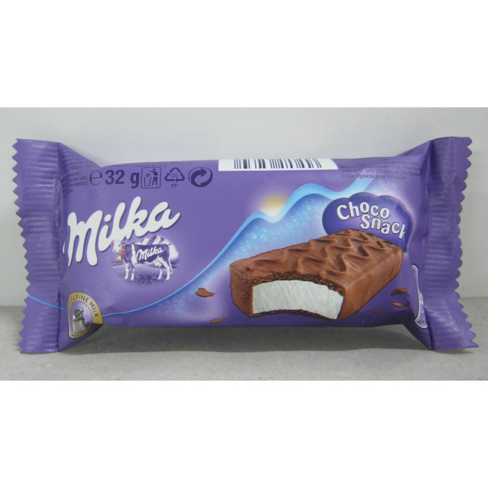 Tejszelet 32G Choco Snack Milka